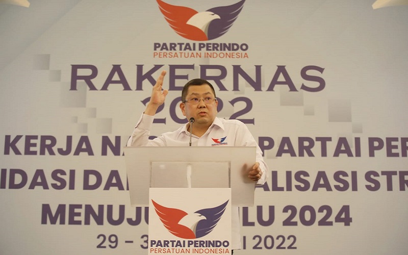 Rakernas Partai Perindo, Hary Tanoesoedibjo: Konsolidasi Perkuat Struktur Organisasi dan Strategi Pemilu