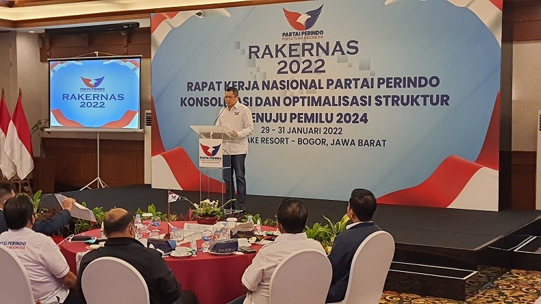 Hary Tanoe: Rakernas Perindo Momentum Penguatan Organisasi