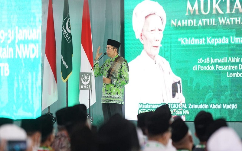 Muktamar Pertama NWDI, TGB Sampaikan 3 Hal Penting, Berikut Isinya