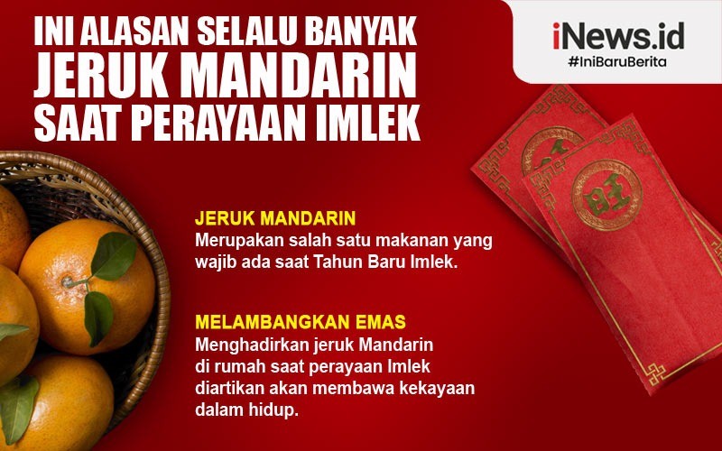 Terungkap, Ini Alasan Selalu Banyak Jeruk Mandarin saat Perayaan Imlek