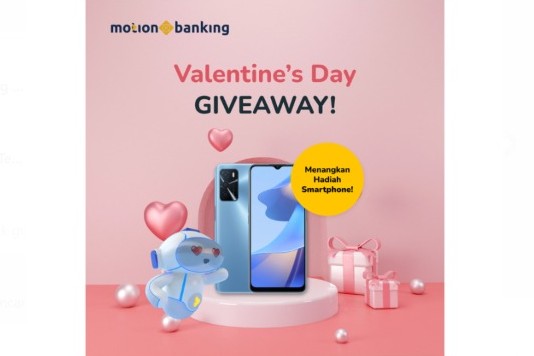 Sambut Hari Valentine, MotionBanking Tebar Giveaway Berhadiah Smartphone!