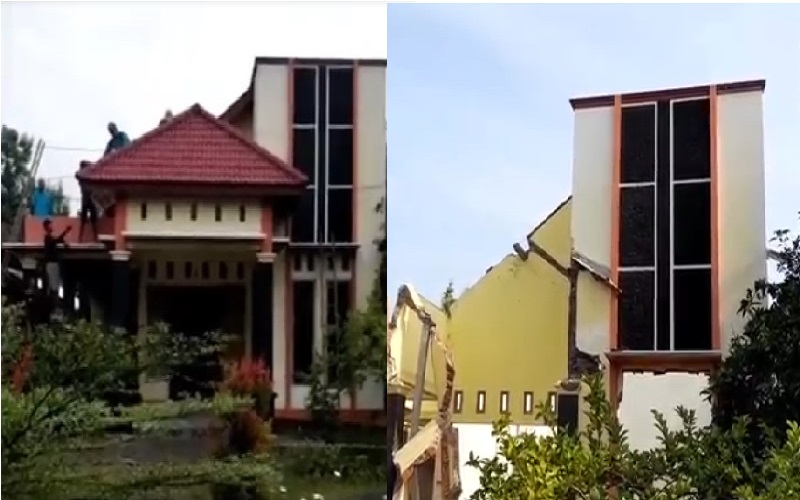 4 Kasus Penghancuran Rumah Mewah di Ponorogo Gara-gara Perselingkuhan, Nomor 2 Dibantu Warga