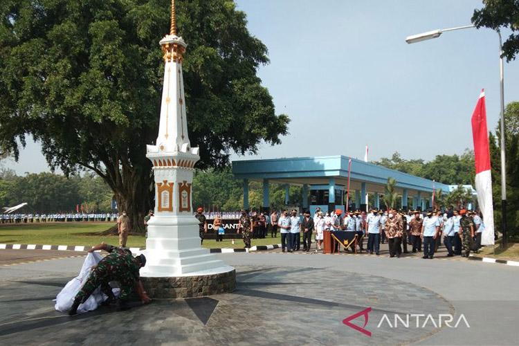 KSAU Resmikan Tugu Pal Putih di Kesatriyan Akademi Angkatan Udara