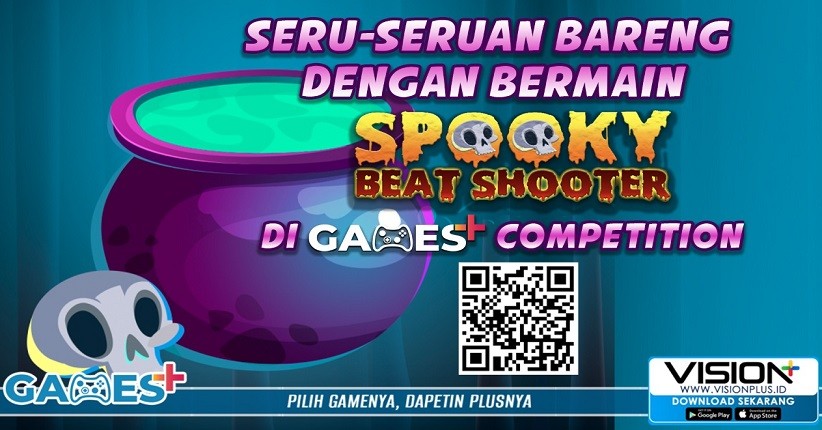 Seru-seruan Bareng dengan Bermain Spooky Beat Shooter di Games+ Competition!
