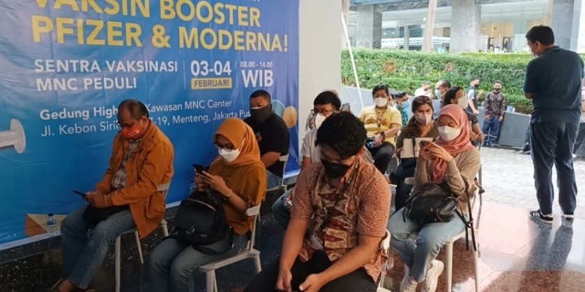Warga Terkesan dengan Vaksinasi Booster Covid-19 MNC Peduli