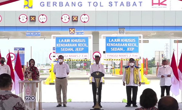 Jokowi Resmikan Jalan Tol Binjai-Stabat Sepanjang 11,8 Km di Sumut