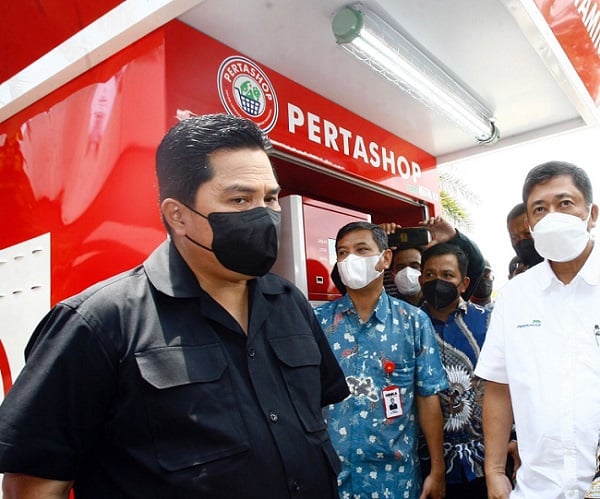 Ciptakan Keseimbangan Ekonomi, Erick Thohir Targetkan 10.000 Unit Pertashop di Seluruh Indonesia  