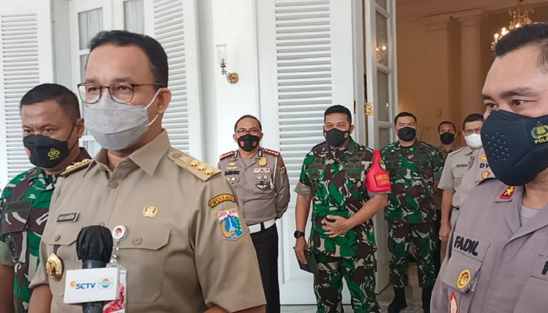 Kasus Covid-19 di Jakarta Lampaui Puncak Delta, Anies : Harus Waspada tapi Tak Perlu Panik