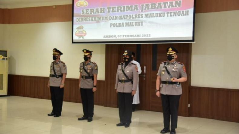 Pimpin Setijab Dirreskrimum Polda Maluku dan Kapolres Maluku Tengah, Ini Pesan Kapolda