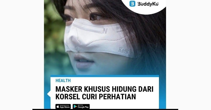 Masker Khusus Hidung dari Korsel Curi Perhatian