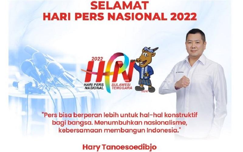 HPN 2022, Hary Tanoesoedibjo: Pers Berperan Penting dalam Memajukan Bangsa