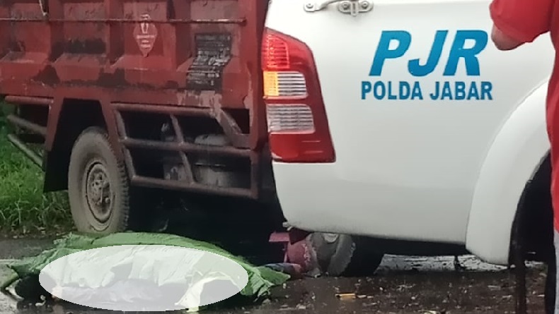 Tragis, 2 Pengendara Motor Tewas Ditabrak Truk Pengangkut Elpiji di Haurwangi Cianjur
