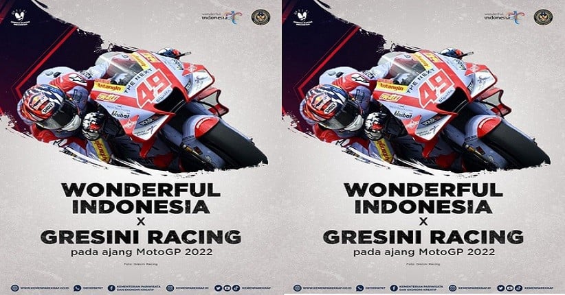 Wonderful Indonesia Terpampang di Motor Pembalap MotoGP