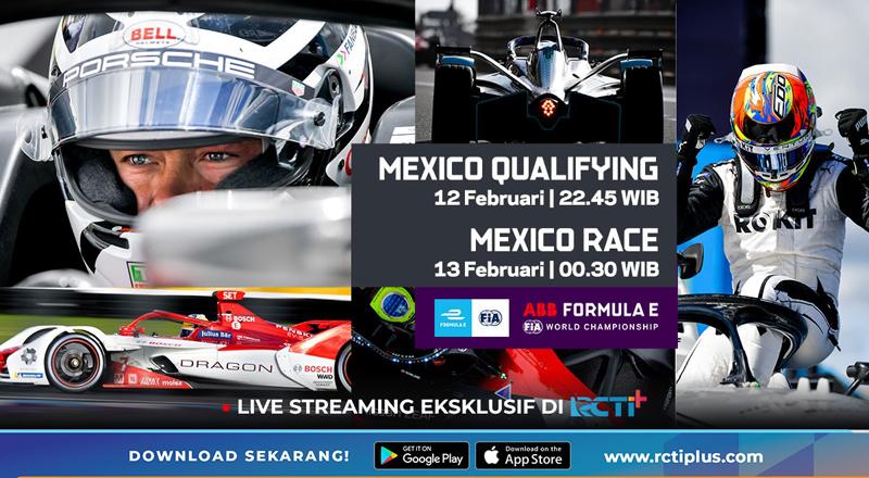 Catat! Link Live Streaming Formula E Meksiko di RCTI+