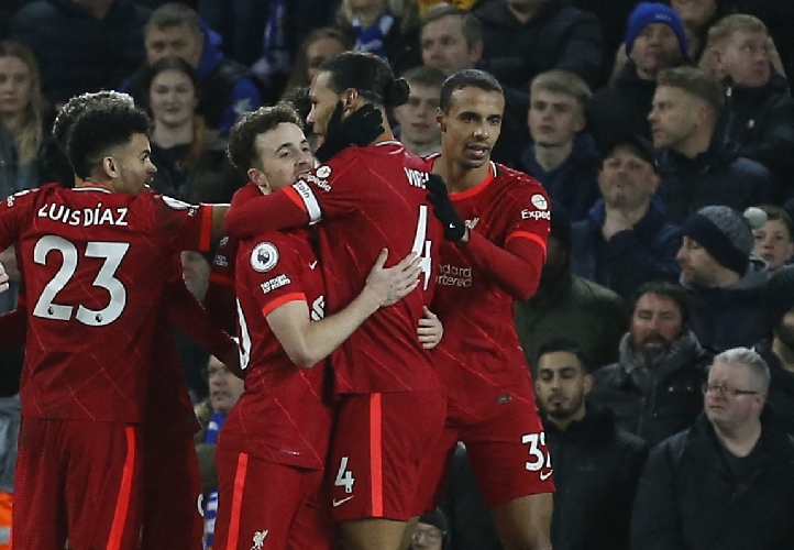 Hasil Liverpool Vs Leicester: Diogo Jota Bikin Brace, The Reds Menang