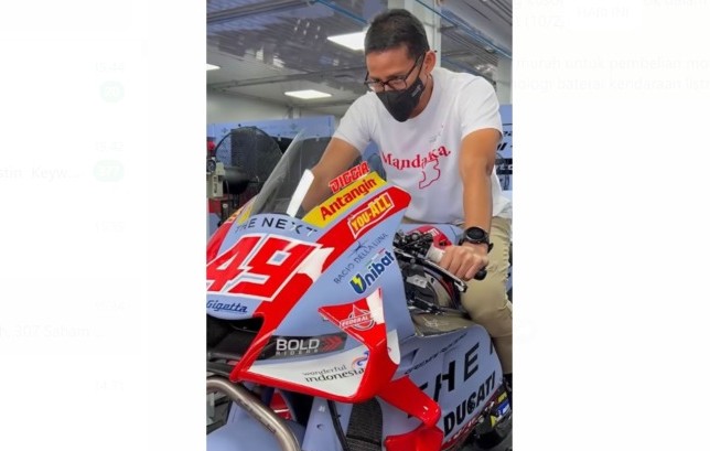 Sandiaga Uno Apresiasi Kesiapan Tes Pramusim MotoGP Mandalika, Simbol Kebangkitan Ekonomi 