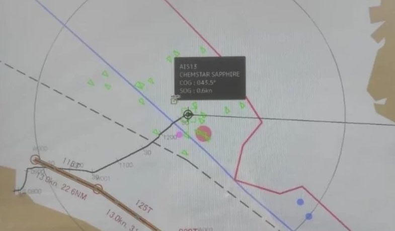 Bakamla dan TNI AL Usir Kapal Tanker Marshall Islands di Perairan Selat Malaka