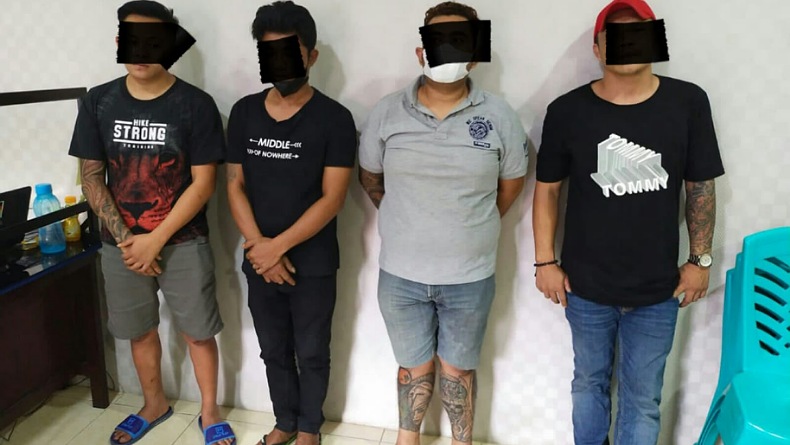 Diteriaki saat Pesta Miras, 4 Pria Tomohon Selatan Aniaya PNS    