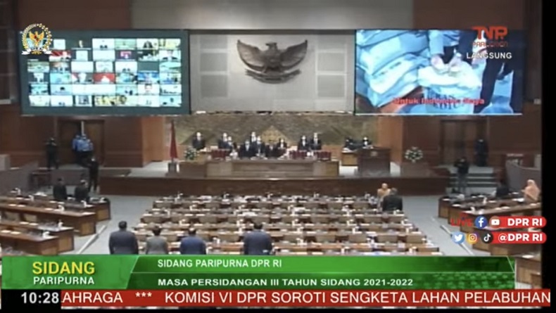Covid-19 Belum Mereda, DPR Masih Rapat dengan Pembatasan Kehadiran