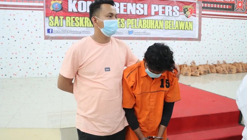 Pria yang Aniaya Anak Tiri di Medan Ditangkap Polisi