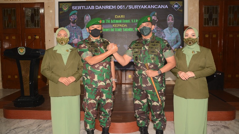 Kolonel Inf Rudy Saladin Pimpin Danrem 061/SK, Ini Pesan Pangdam Siliwangi