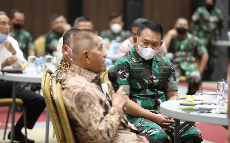 Bertemu Agum Gumelar hingga Ryamizard, KSAD Dudung: Saya Mohon Bimbingan dan Arahan