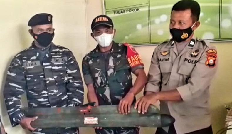 TNI AL Identifikasi Benda Asing Mirip Rudal yang Ditemukan di Selayar