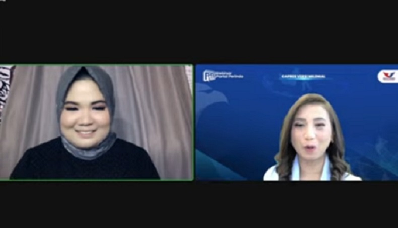 Webinar Partai Perindo, Mahasiswi Sebut Capres Tak Cukup Kampanye lewat Media Sosial 