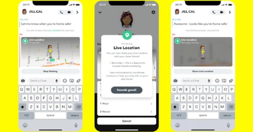Snapchat Tambah Live Location Sharing, Pengguna Bisa Berbagi Lokasi Sebenarnya