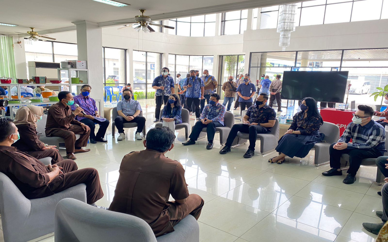 Berkunjung ke Pabrik Maspion di Sidoarjo, AHY Didoakan Jadi Presiden