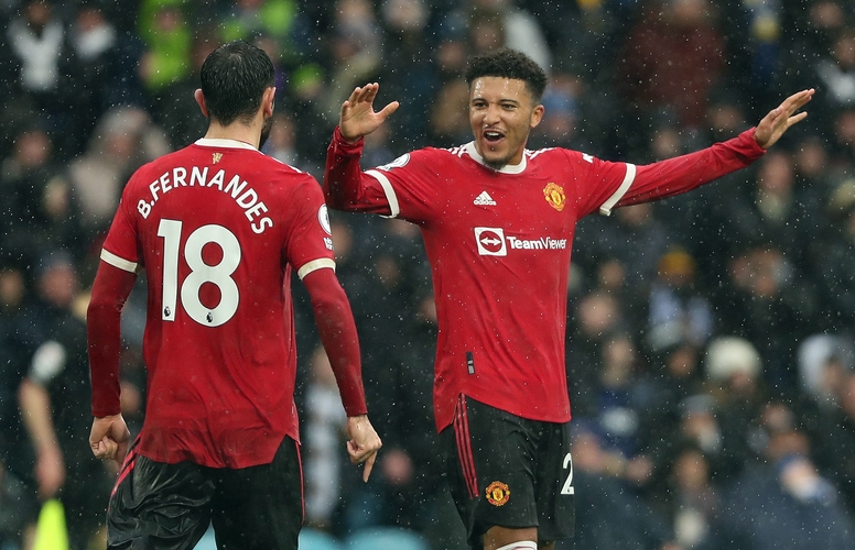 Hasil Leeds United Vs Man United: Sancho On Fire, Setan Merah Menang 4-2