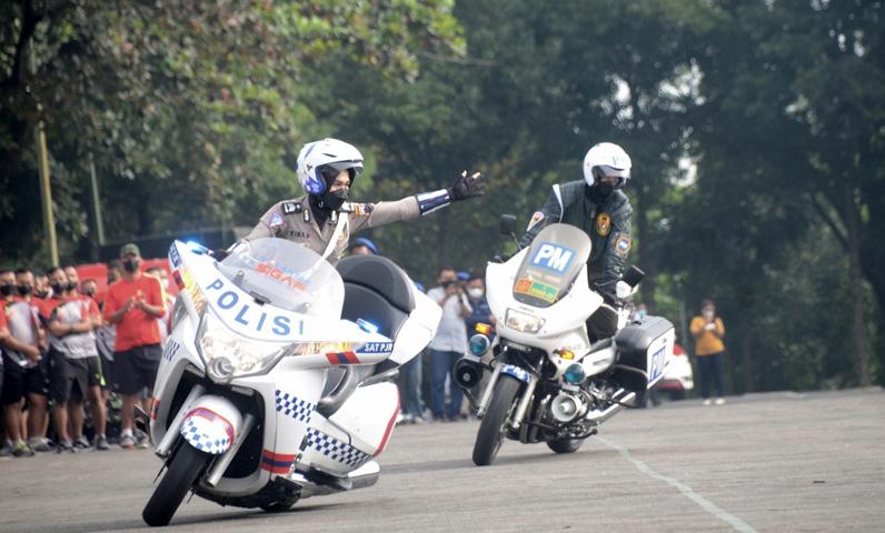 Pomdam IV/Diponegoro Gandeng Polda Jateng Gelar Safety Riding bagi Personel TNI AD