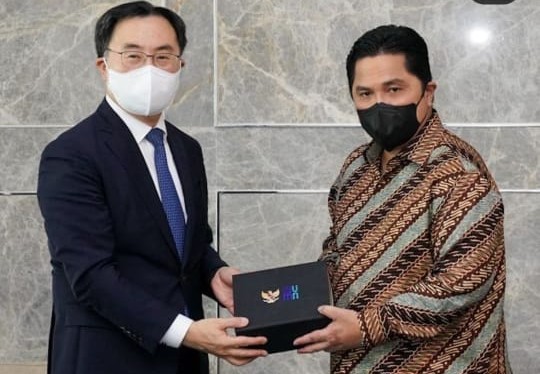 Erick Thohir Bertemu Mendag Korsel, Ini yang Dibahas