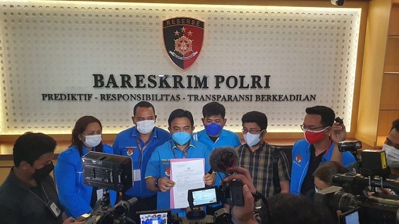 Polisi Cek TKP Pemukulan Ketua KNPI Haris Pertama