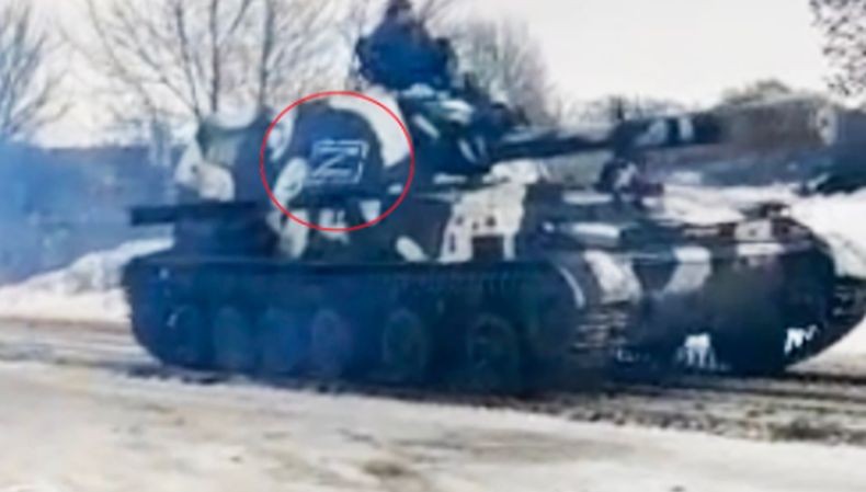 Misteri Pasukan Rusia Tandai Kendaraan Tempur dengan Huruf Z, Kode Serang Ukraina?
