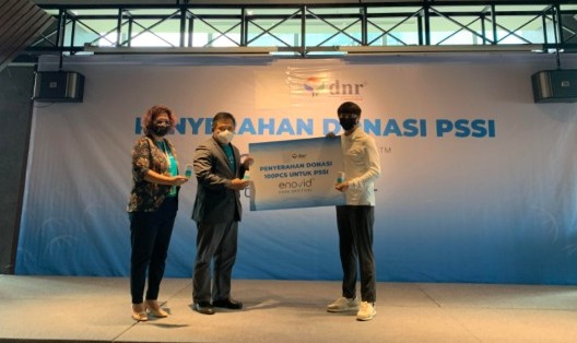 DNR Donasikan 100 Enovid untuk Timnas dan PSSI 