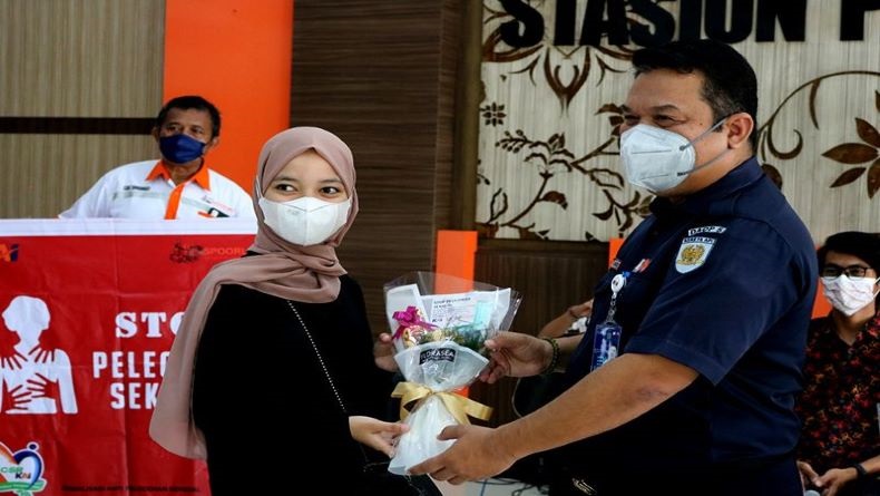 KAI Daops 5 Purwokerto Gelar Sosialisasi Anti Pelecehan Seksual di Atas KA 