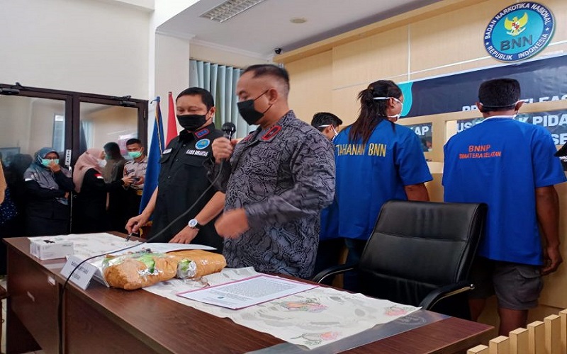 Sergap Mobil di Pintu Tol Keramasan, BNNP Sumsel Temukan 3,5 Sabu Tujuan Mesuji OKI 