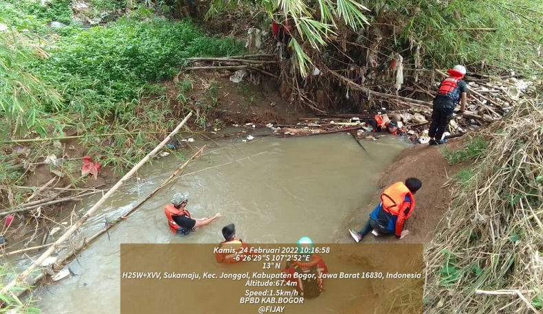 Bocah 6 Tahun Tewas Tenggelam di Sungai Cigugur Bogor