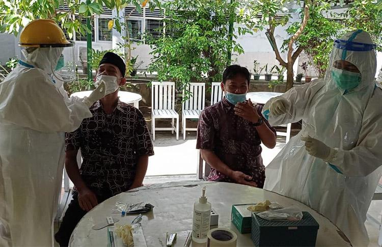 13 Siswa Positif Covid-19, 102 Siswa SMAN 1 Bantul Jalani PCR Massal
