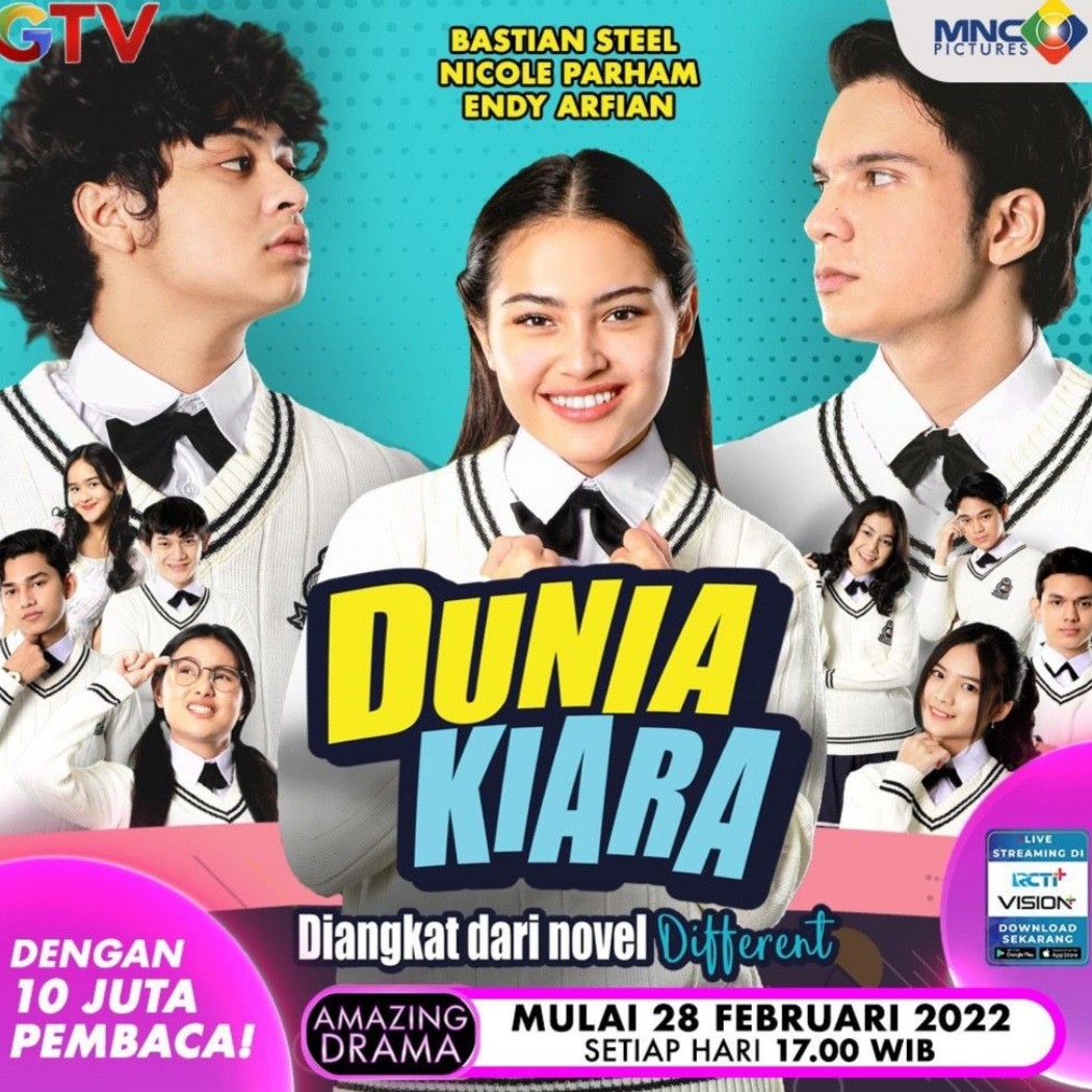 Nicole Parham & Bastian Steel Siap Adu Akting di Serial Drama Terbaru Dunia Kiara GTV
