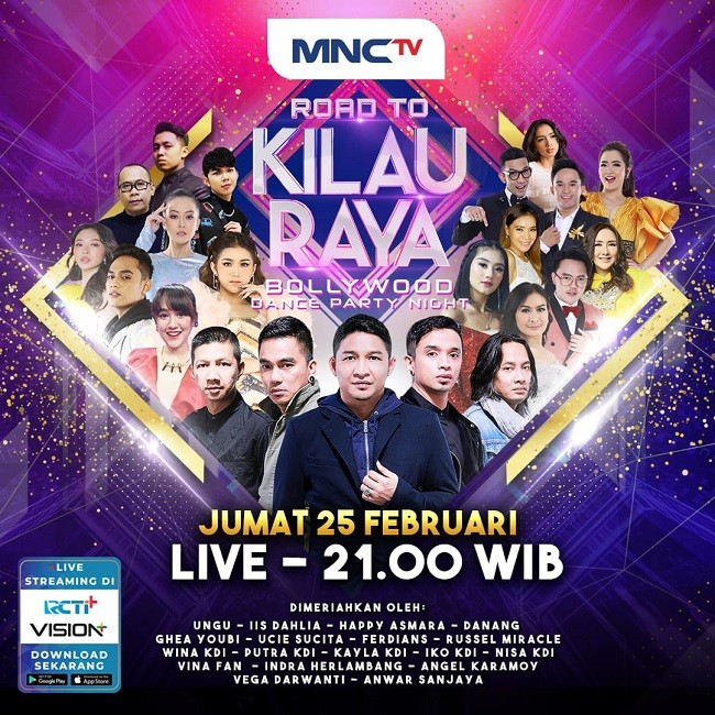 Saksikan Road to Kilau Raya MNCTV Bollywood Dance Party Night Nanti Malam!