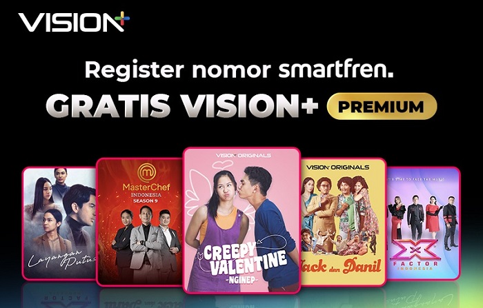 Nonton Sepuasnya di Vision+ untuk Pengguna Smartfren, Ada Creepy Valentine hingga Layangan Putus
