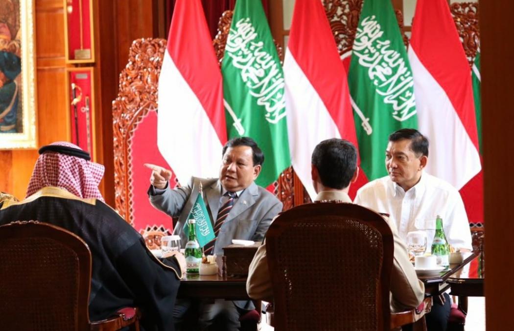 Bertemu Arab Saudi, Menhan Prabowo Bahas Kerja Sama Pertahanan