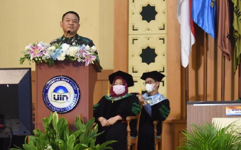 Orasi Ilmiah di UIN Jakarta, KSAD Singgung Peran Mahasiswa Jaga Persatuan Bangsa