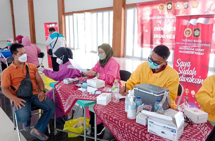 Cegah Penularan Transmisi Lokal Covid-19, Binda DIY Genjot Vaksinasi Boooster di Kulonprogo