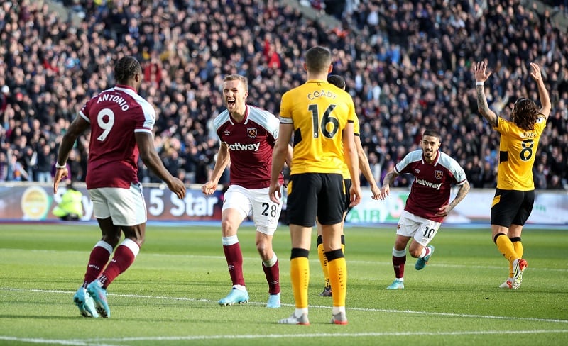 Hasil West Ham Vs Wolverhampton: Libas Wolves, Pasukan Moyes Pepet Man United di 4 Besar