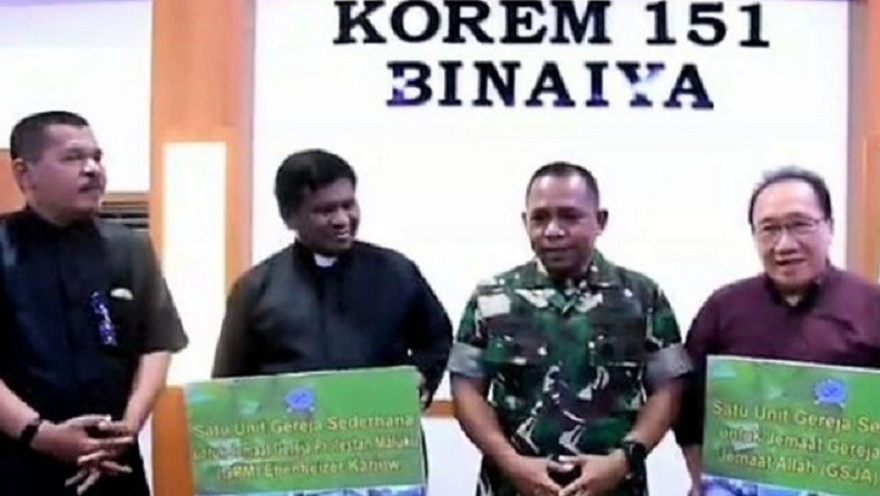 Danrem Binaiya : 2 Gereja Siap Digunakan sebagai Tempat Ibadah Sementara Pengungsi Kariuw