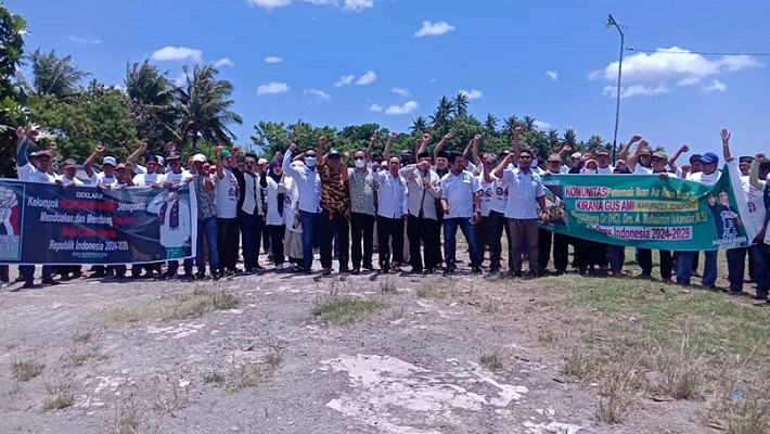 DPC PKB Jeneponto dan Beberapa Komunitas Deklarasi Dukung Cak Imin Nyapres