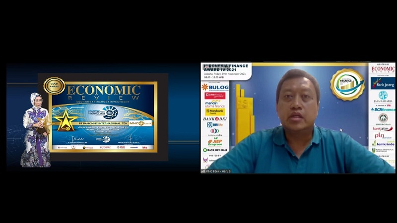 Selamat! Pacu Digitalisasi, MNC Bank Raih Penghargaan The Best IT for Public Company dari Economic Review